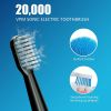 ZJ288-Black-MOCEMTRY 3 Cleaning Modes; Waterproof Electric Toothbrush (Black)