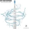 ZJ288-White-MOCEMTRY 3 Cleaning Modes; Waterproof Electric Toothbrush (White)